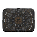 Vintage Zodiac Circle Print Laptop Sleeve