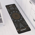 Vintage Zodiac Circle Print Long Kitchen Mat