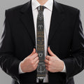 Vintage Zodiac Circle Print Necktie