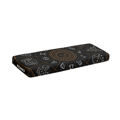 Vintage Zodiac Circle Print Piano Keyboard Cover