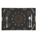 Vintage Zodiac Circle Print Placemat