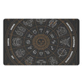 Vintage Zodiac Circle Print Polyester Doormat