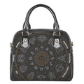 Vintage Zodiac Circle Print Shoulder Handbag