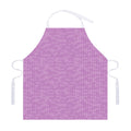 Violet Knitted Pattern Print Adjustable Apron