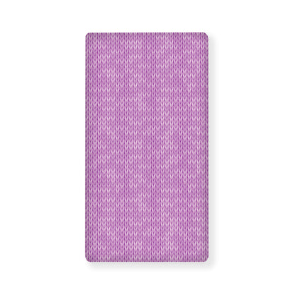Violet Knitted Pattern Print Baby Crib Sheet