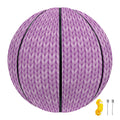 Violet Knitted Pattern Print Basketball