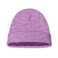 Violet Knitted Pattern Print Beanie