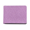 Violet Knitted Pattern Print Bifold Wallet