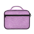 Violet Knitted Pattern Print Briefcase Bible Bag