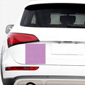 Violet Knitted Pattern Print Car Sticker