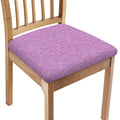 Violet Knitted Pattern Print Chair Cushion Cover