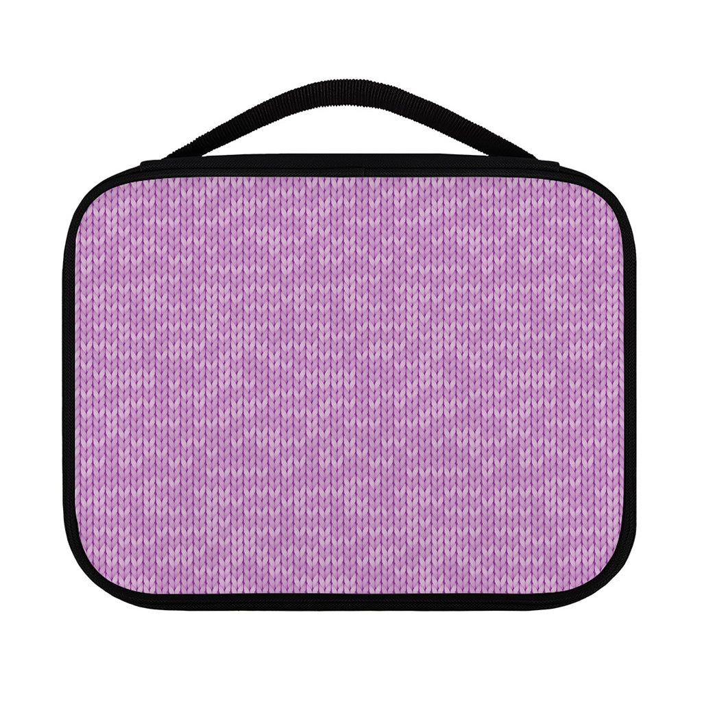 Violet Knitted Pattern Print Classic Bible Case