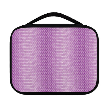 Violet Knitted Pattern Print Classic Bible Case