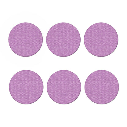 Violet Knitted Pattern Print Coaster Set