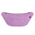 Violet Knitted Pattern Print Fanny Pack