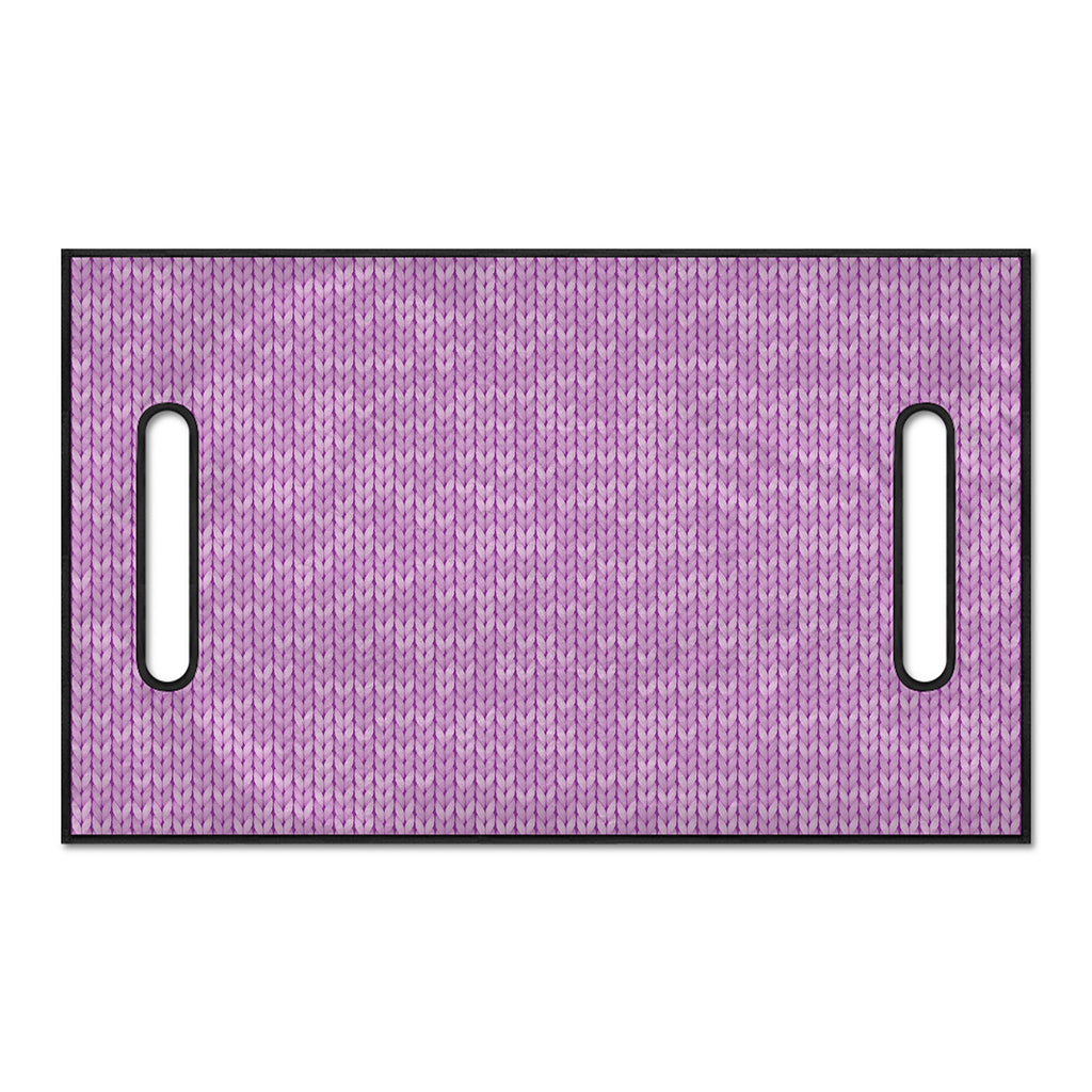 Violet Knitted Pattern Print Golf Cart Seat Cover
