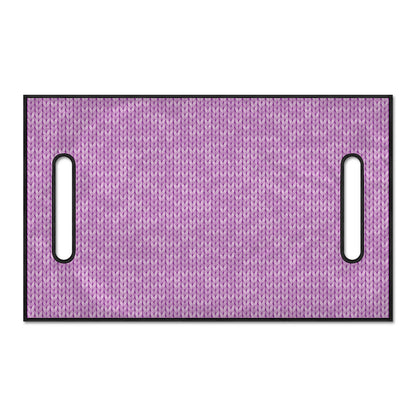 Violet Knitted Pattern Print Golf Cart Seat Cover