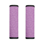Violet Knitted Pattern Print Handle Covers