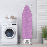 Violet Knitted Pattern Print Ironing Board Cover