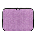 Violet Knitted Pattern Print Laptop Sleeve