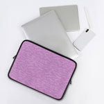 Violet Knitted Pattern Print Laptop Sleeve