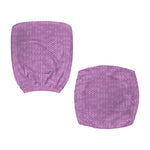 Violet Knitted Pattern Print Office Chair Cover