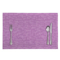 Violet Knitted Pattern Print Placemat