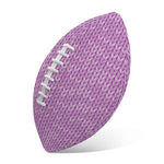 Violet Knitted Pattern Print Rugby Ball