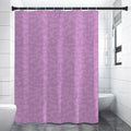 Violet Knitted Pattern Print Shower Curtain