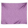 Violet Knitted Pattern Print Tapestry