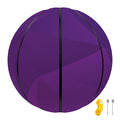 Violet Polygonal Geometric Print Basketball