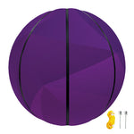 Violet Polygonal Geometric Print Basketball