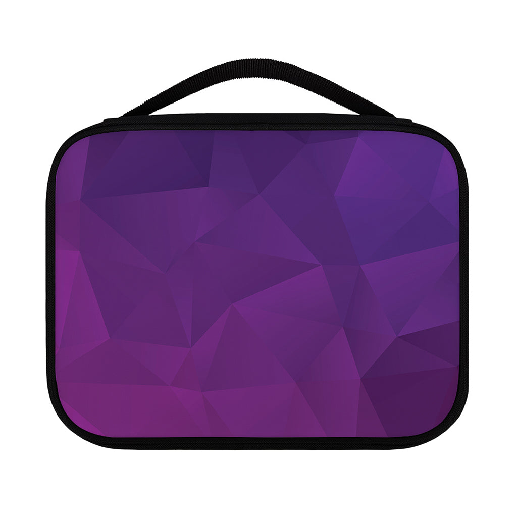 Violet Polygonal Geometric Print Classic Bible Case