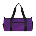 Violet Polygonal Geometric Print Gym Bag