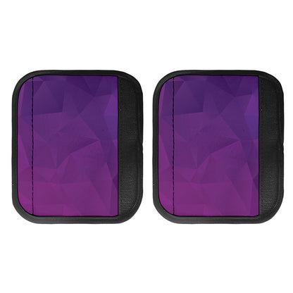 Violet Polygonal Geometric Print Handle Covers