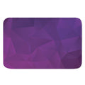 Violet Polygonal Geometric Print Indoor Door Mat