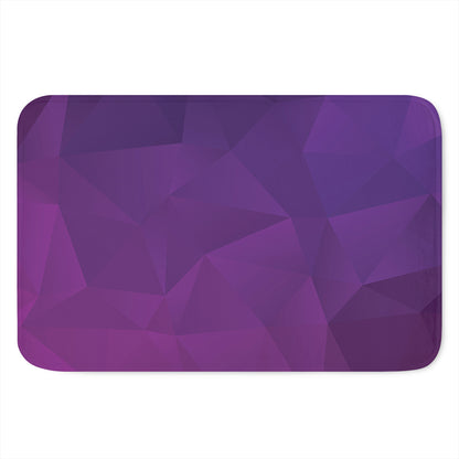 Violet Polygonal Geometric Print Indoor Door Mat