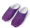 Violet Polygonal Geometric Print Mesh Casual Shoes
