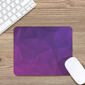 Violet Polygonal Geometric Print Mouse Pad