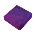 Violet Polygonal Geometric Print Outdoor Seat Cushion Cover