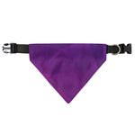 Violet Polygonal Geometric Print Over The Collar Dog Bandana
