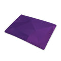 Violet Polygonal Geometric Print Pet Cooling Mat Cover