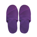 Violet Polygonal Geometric Print Slippers