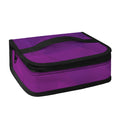 Violet Polygonal Geometric Print Small Lunch Bag