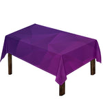 Violet Polygonal Geometric Print Tablecloth
