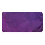 Violet Polygonal Geometric Print Towel