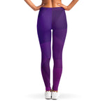 Violet Polygonal Geometric Print Women's Leggings