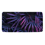 Violet Tropical Leaves Print Towel