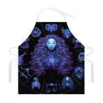Virgo And Astrological Signs Print Adjustable Apron