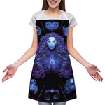 Virgo And Astrological Signs Print Adjustable Apron